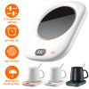 Electric Coffee Mug Warmer for Desk Auto Shut off USB Tea Milk Beverage Cup Heater Heating Plate for Office Home 3 Temperature Setting