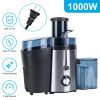 1000W Centrifugal Juicer Juice Extractor with 2 Speeds 2.6in Wide Feed Chute 17Oz Juicer Cup 54Oz Pulp Collector Electric Juicer for Fruits Vegetables