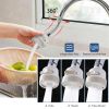 Movable Kitchen Tap Head 360° Rotatable Swivel Water-Saving Faucet Anti-Splash Sink Tap Head Spray Aerator w/ Three Modes Flexible Extended Hose For H