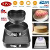 Non-stick Springform Cake Pan Leakproof 9"10"11" Bakeware Pan w/ Removable Bottom 3Pcs/Set