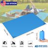 Portable Beach Blanket 4.6’ x 6.6’ Waterproof Foldable Camping Rug Pocket Sandproof Picnic Mat for Camping Picnic Hiking Grass Travel