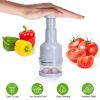 Manual Food Chopper Vegetable Chopper Dicer Garlic Mincer Onion Cutter Salad Press Chopper Hand Nut Chopper