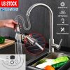 Kitchen Faucets Single Handle Kitchen Sink Faucet Brushed Nickel Stainless Steel Pulldown Head Faucet w/Flexible Pullout Sprayer