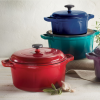 Tramontina Enameled Cast Iron 6.5 Quart Round Dutch Oven, Red