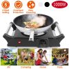 1000W Electric Single Burner Portable Heating Hot Plate Stove Countertop RV Hotplate with 5 Temperature Adjustments Portable Handles