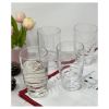 Swirl Acrylic Glasses Drinking Set of 4 (20oz), Plastic Drinking Glasses, BPA Free Cocktail Glasses, Drinkware Set, Hi Ball Plastic Water Tumblers