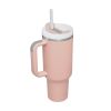 1200ml Stainless Steel Mug Coffee Cup Thermal Travel Car Auto Mugs Thermos 40 Oz Tumbler with Handle Straw Cup Drinkware New In